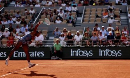 Tennis-Second seed Gauff survives blip to beat Bouzkova at French Open