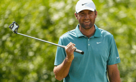 Scheffler storms home, leads PGA Championship by three