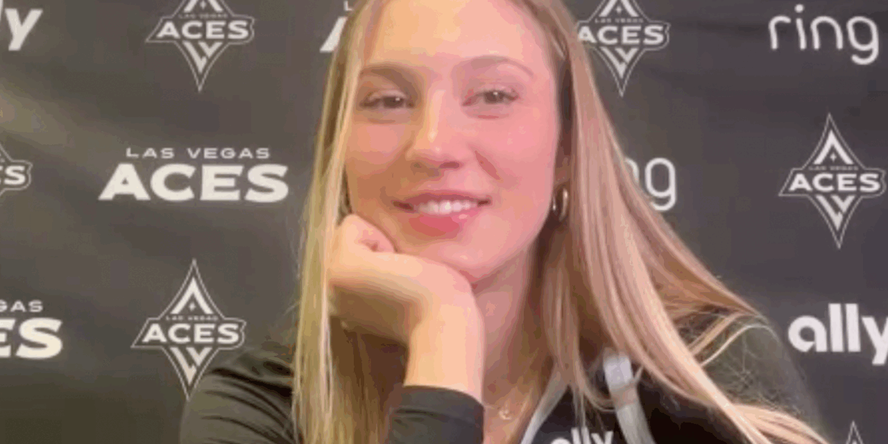 Elizabeth Kitley’s Las Vegas Aces Media Day availability