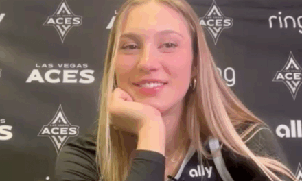 Elizabeth Kitley’s Las Vegas Aces Media Day availability