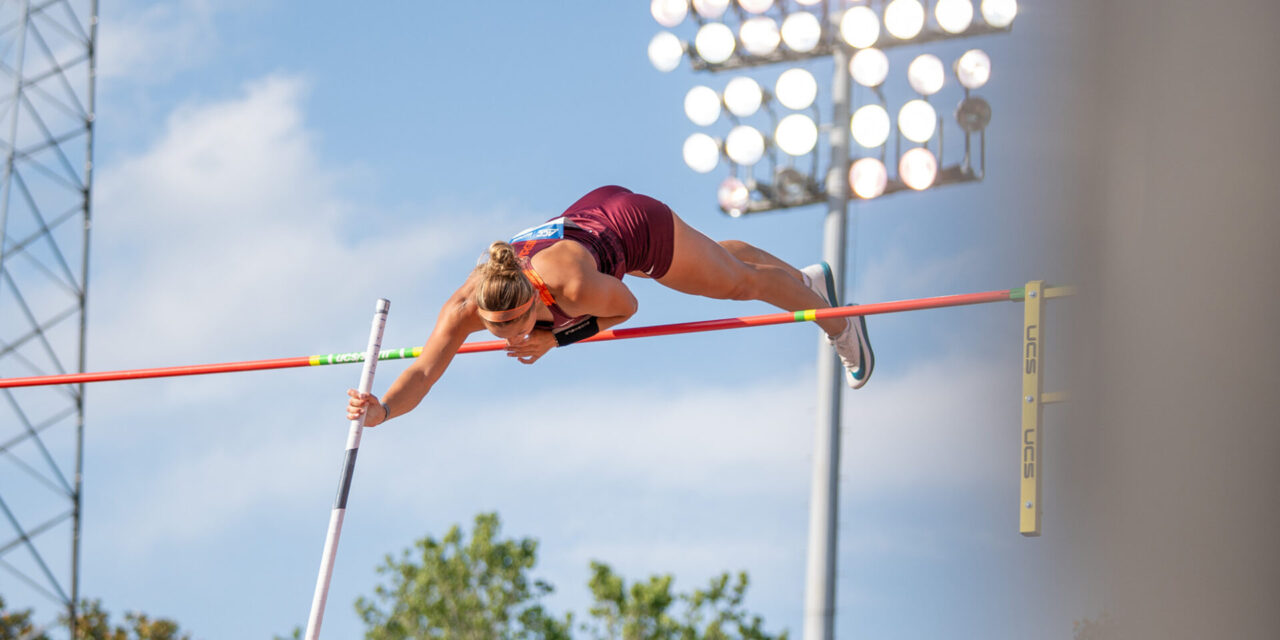 Lyndsey Reed crowned ACC pole vault champion during day one of the ACC Outdoor Championships