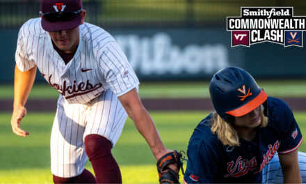 Virginia Tech stung by Virginia’s late-inning offense during Clash opener