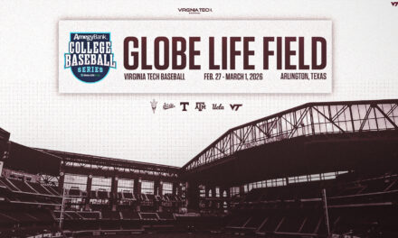 Virginia Tech to play in 2026 Amegy Bank College Baseball Series at Globe Life Field