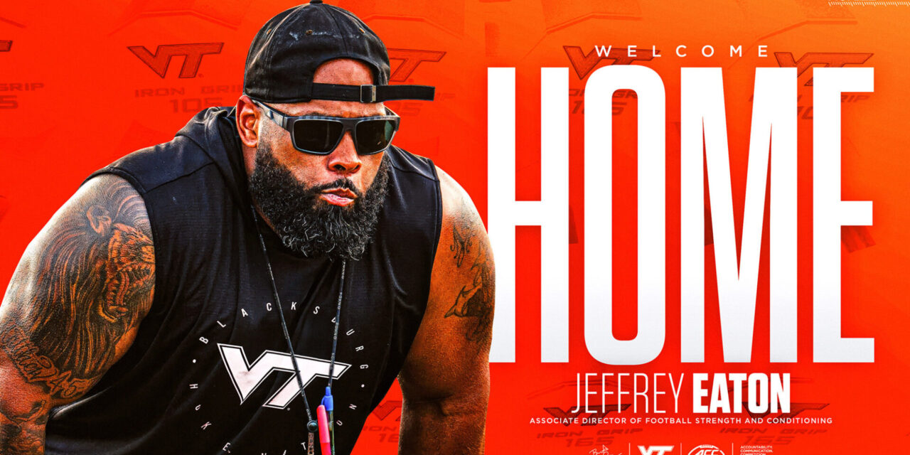 Jeffrey Eaton joins Hokies as associate director of strength and conditioning