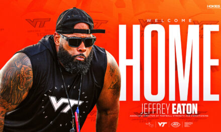 Jeffrey Eaton joins Hokies as associate director of strength and conditioning