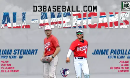 Stewart and Padilla Earn D3baseball.com All-America Honors