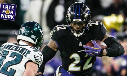 Late for Work: ESPN Analytics Projects Ravens-Eagles As Second-Most Likely Super Bowl Matchup 