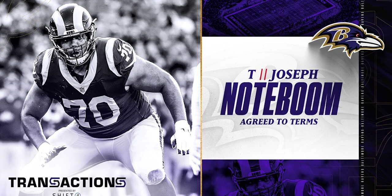 Ravens Sign Veteran Offensive Tackle Joe Noteboom