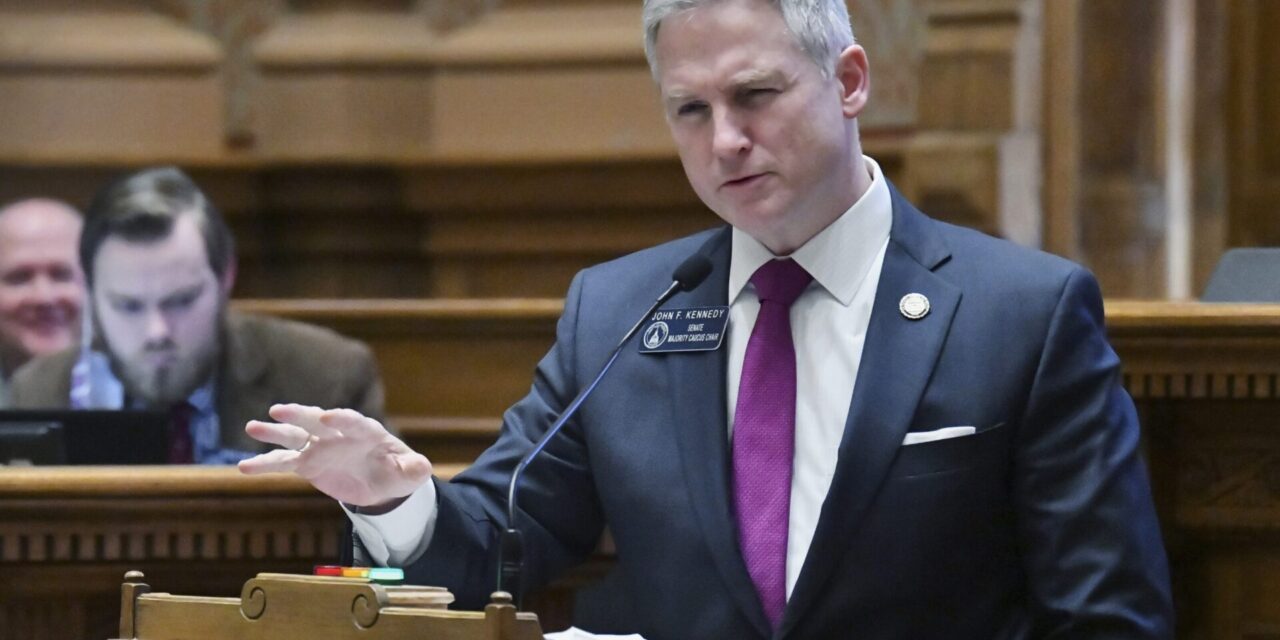 John Kennedy, Georgia’s top Senate Republican, joins race for lieutenant governor