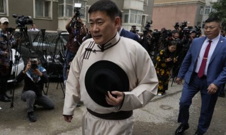 Mongolia’s prime minister resigns after losing a parliament vote of confidence after protests