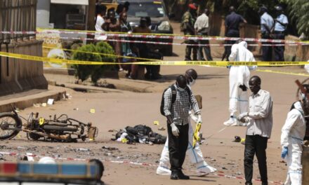 2 people die before a suspected explosive attack in Uganda’s capital, authorities say