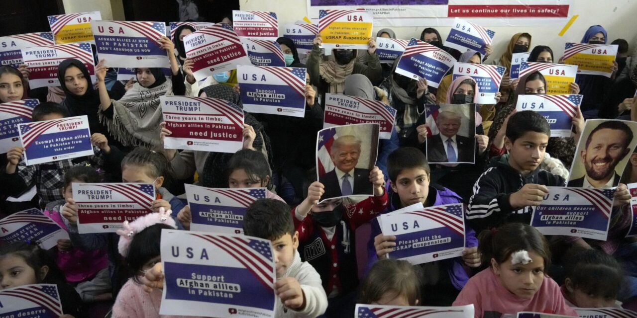 Afghans who helped America during the war plead for an exemption from Trump travel ban