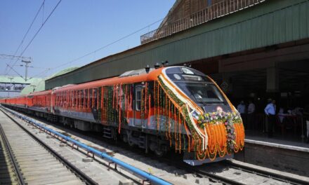 Modi inaugurates ambitious rail project connecting Kashmir to Indian plains