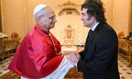 Milei meets Pope Leo, confirms visit to Argentina