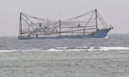 Chinese ship runs aground off Philippines-occupied island in the disputed South China Sea