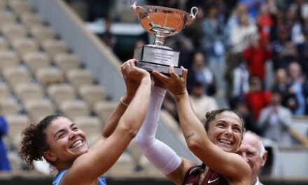 Tennis-Olympic champions Errani, Paolini win French Open women’s doubles title