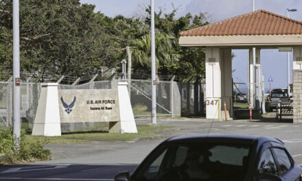 Explosion at a US air base in southern Japan injures 4 Japanese soldiers