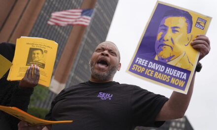 California labor leader charged with impeding officer during immigration crackdown