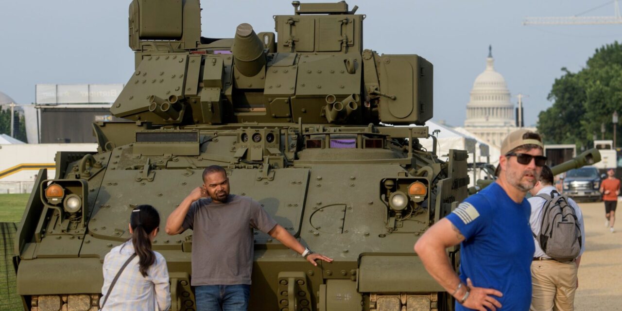 Trump is finally getting his chance to try to top France with a grand military parade in DC